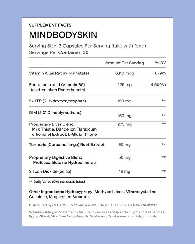 MindBodySkin Supplement