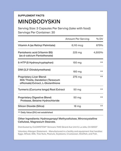 MindBodySkin Supplement